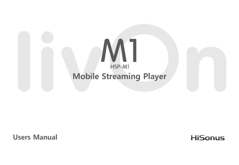 HiSonus livOn HSP-M1 user manual