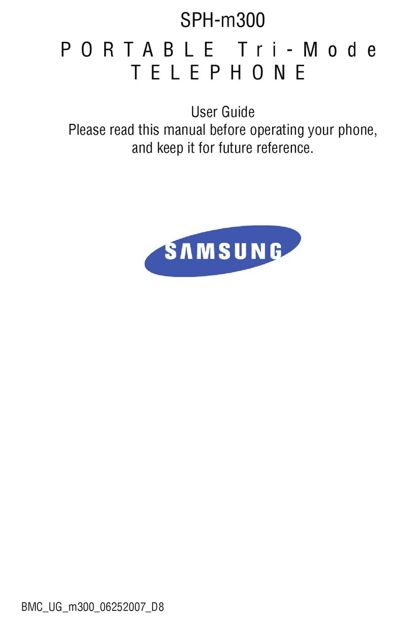 Samsung SPH-M300 User manual