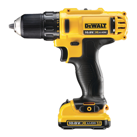 DeWalt XR Li-Ion DCD710-XE User manual