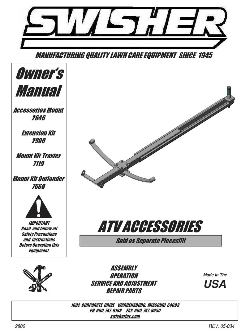 Swisher 2646 User manual