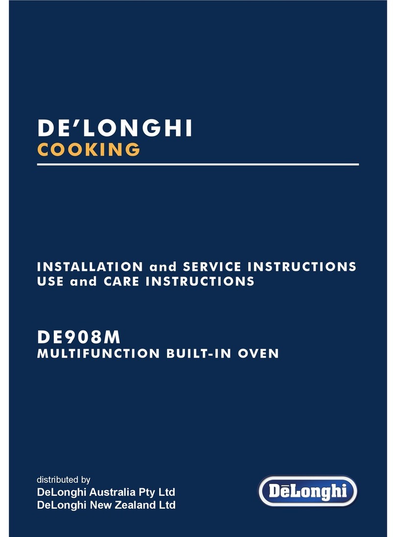 DeLonghi DE908M Installation guide