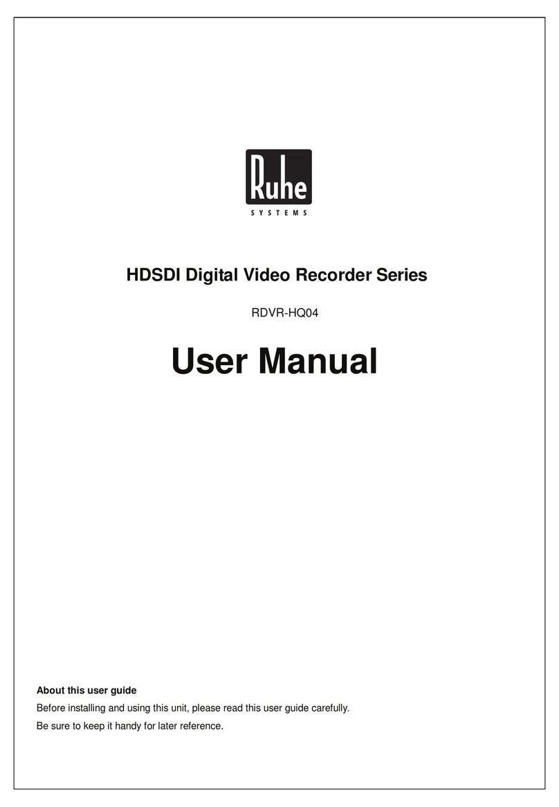 Ruhe Systems RDVR-HQ04 user manual