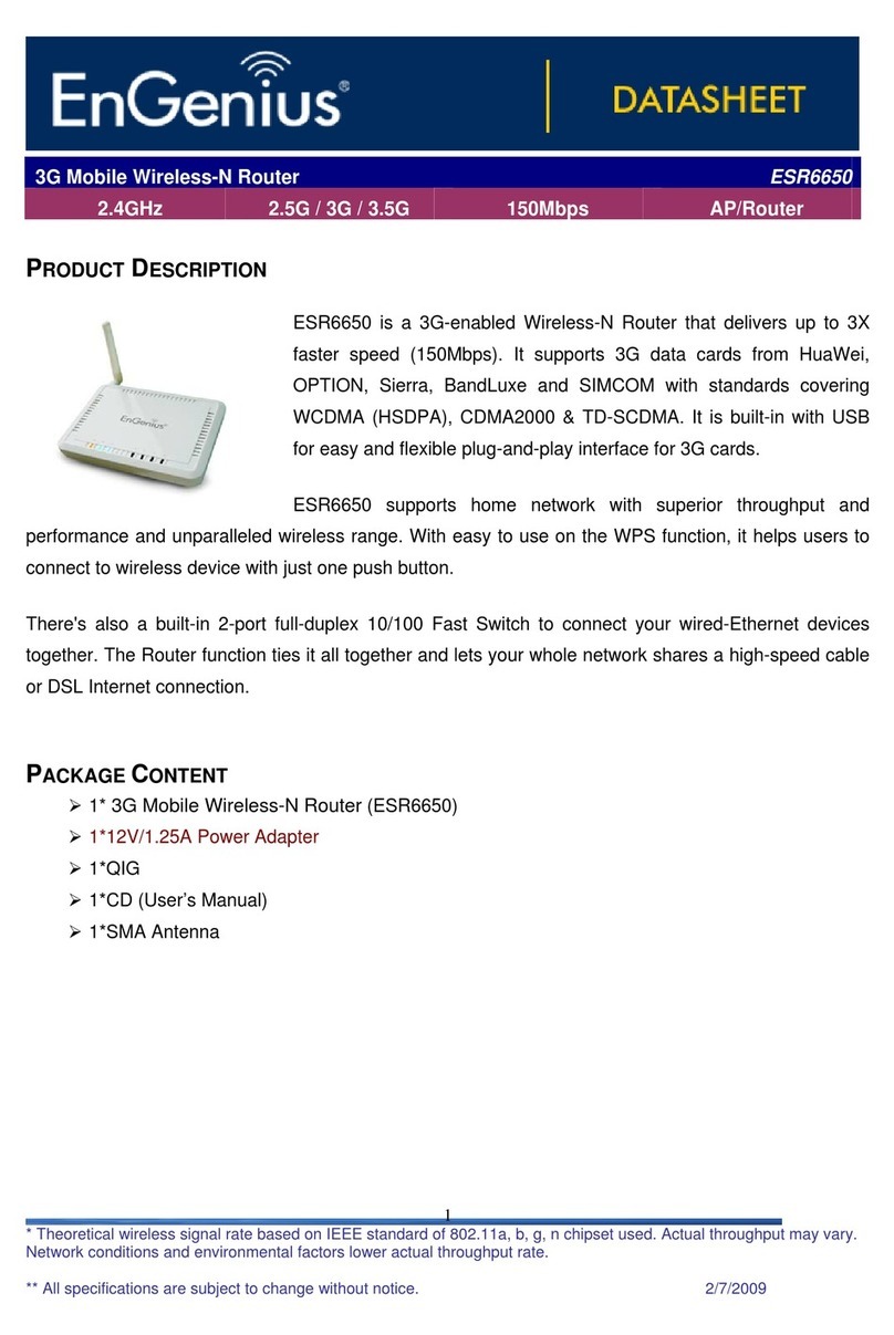 EnGenius ESR6650 User manual