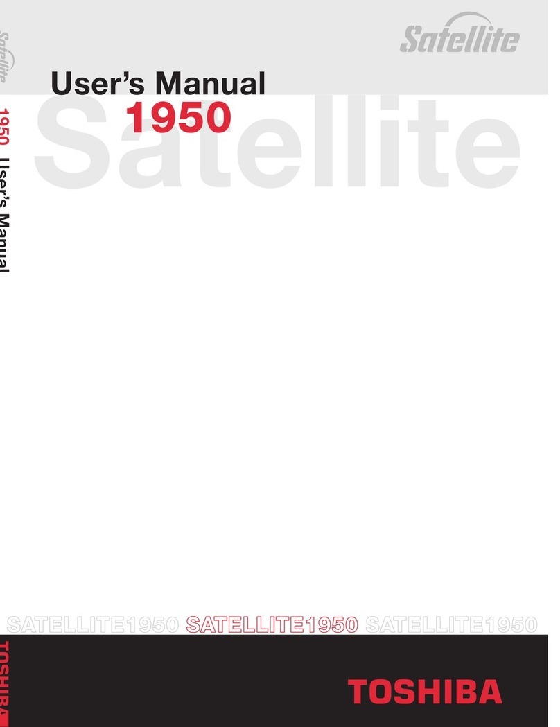 Toshiba Satellite 1950 User manual