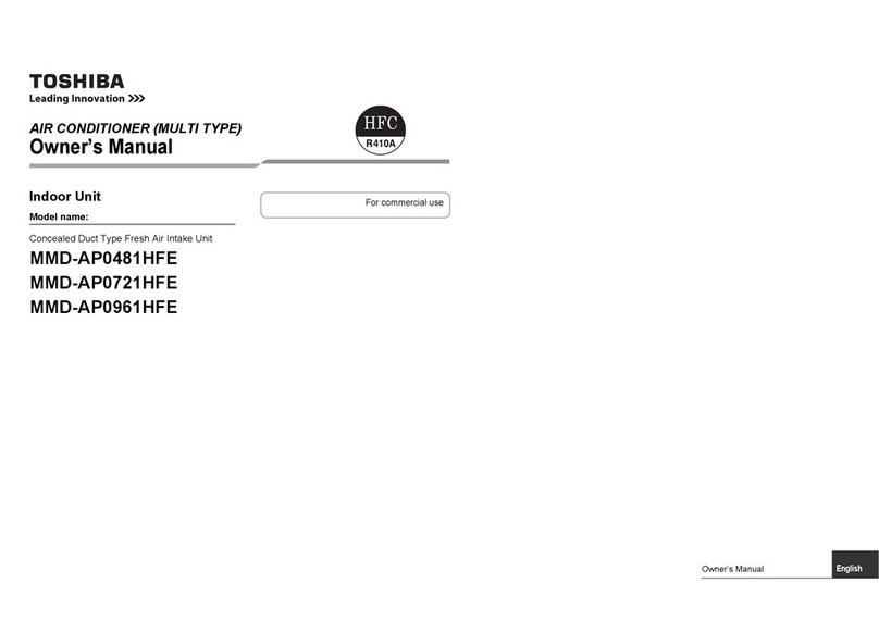 Toshiba MMD-AP0481HFE User manual