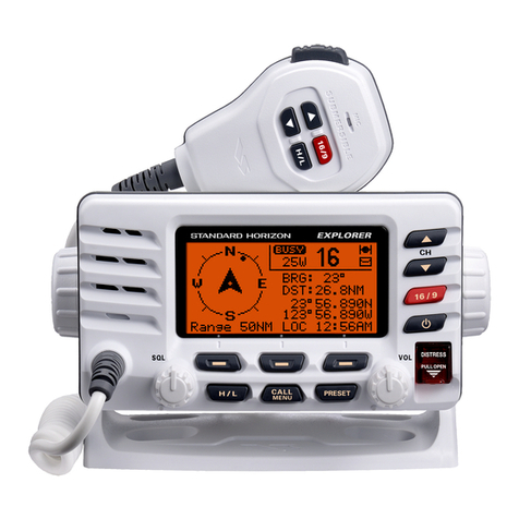 Standard Horizon Explorer GX1600E User manual