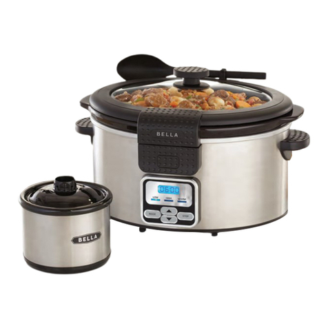 Bella 6 Qt. Slow Cooker Technical specifications