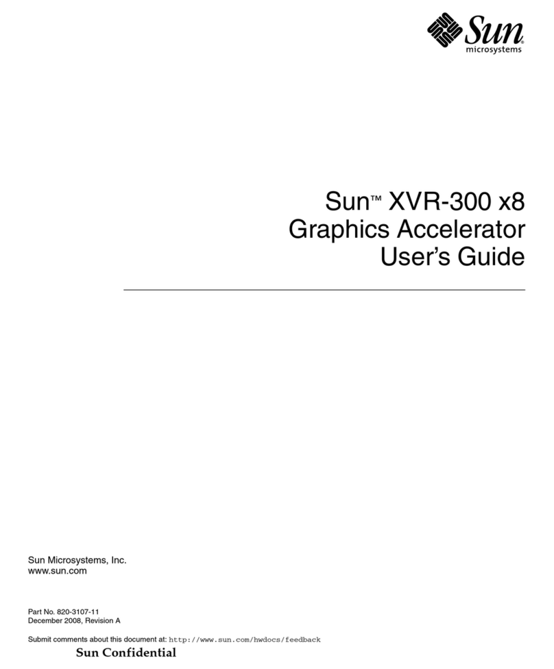 Sun Microsystems XVR-300 x8 User manual