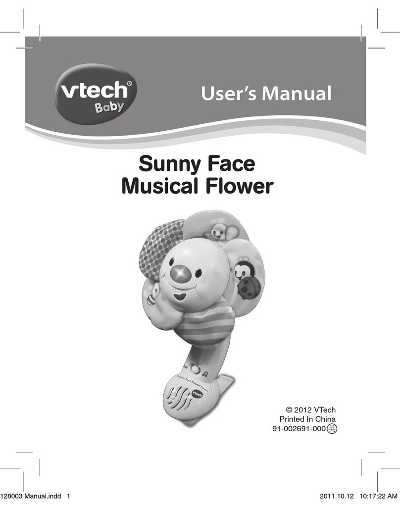 V-tech Sunny Face Musical Flower User manual