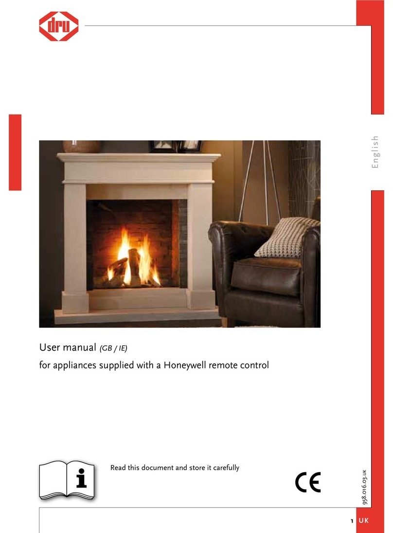 Dru Room-sealed atmospheric gas-fired heating... user manual
