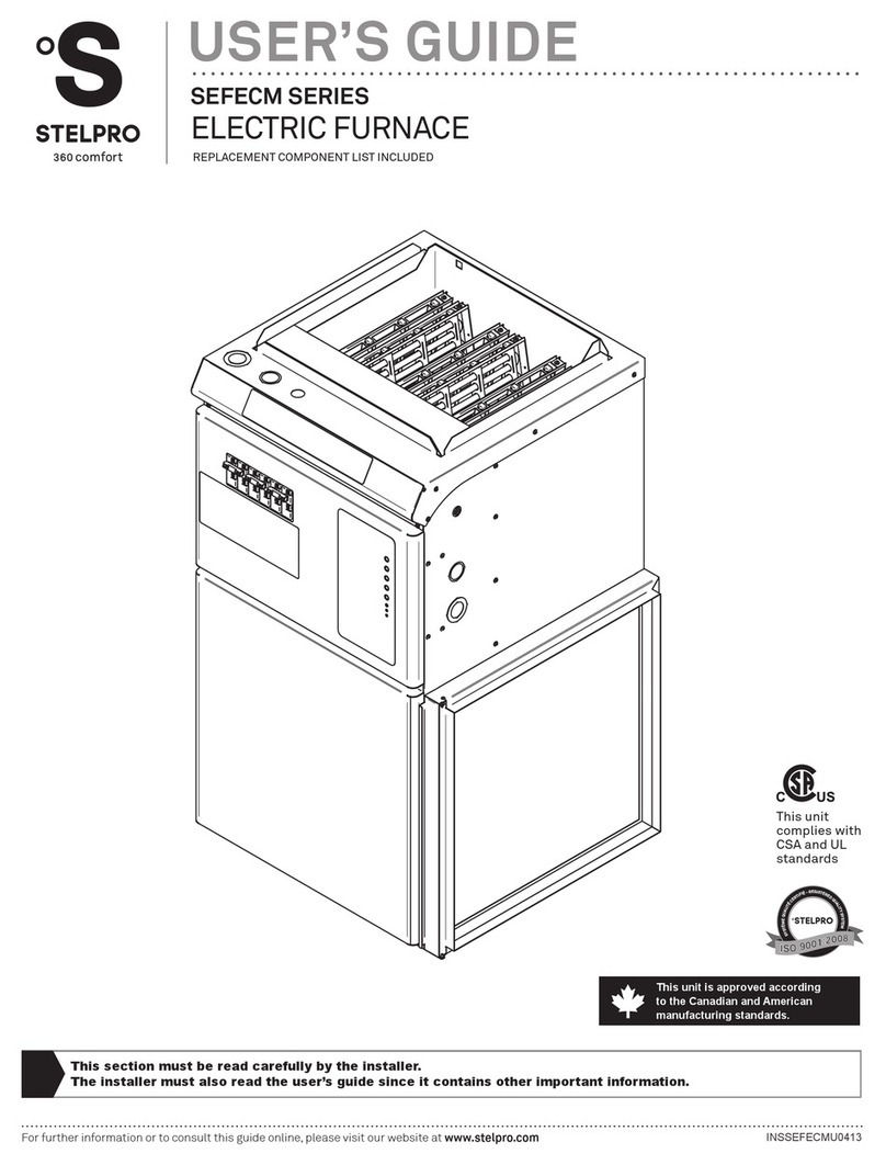 Stelpro SEFECM Series user guide