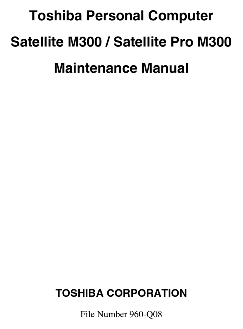 Toshiba Satellite M300 User manual