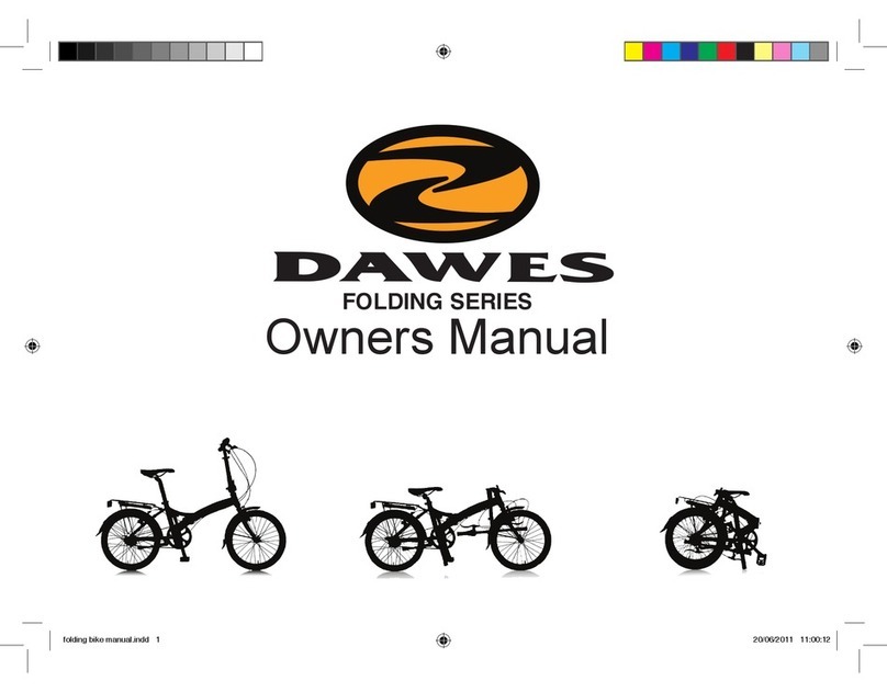 Dawes Cycles FOLDING SERIES owner's manual