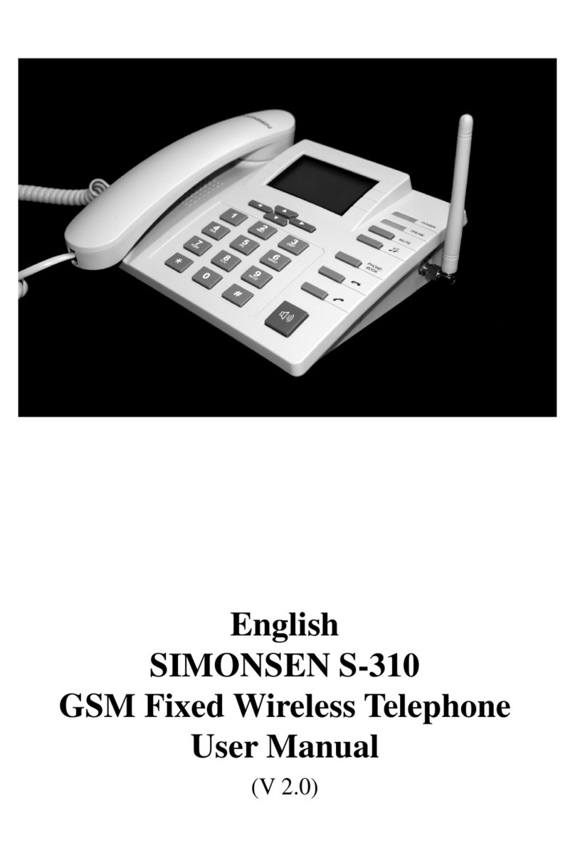 Simonsen S-310 user manual
