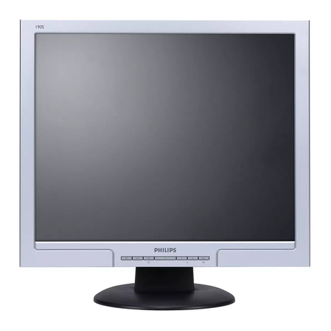 Philips 190S8 Installation and operating instructions