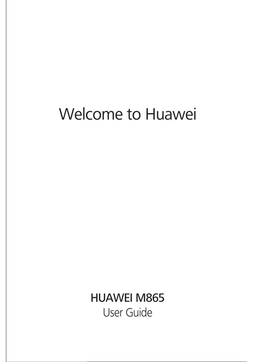Huawei M865 User manual