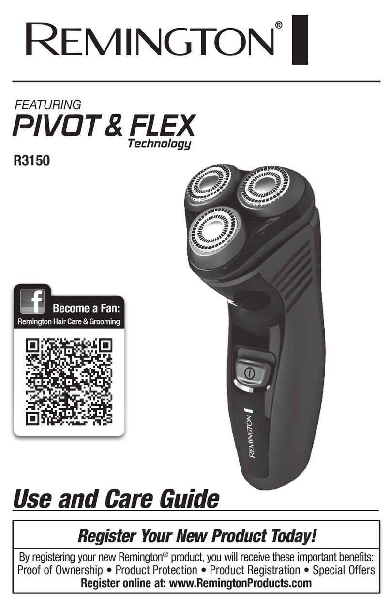 Remington Pivot & Flex R3150 User manual