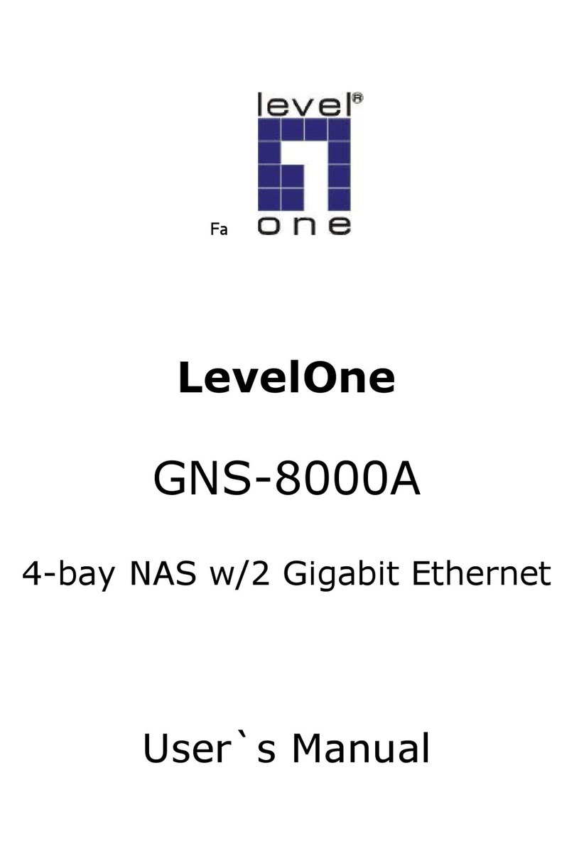 LevelOne GNS-8000A User manual LevelOne GNS-8000A User manual