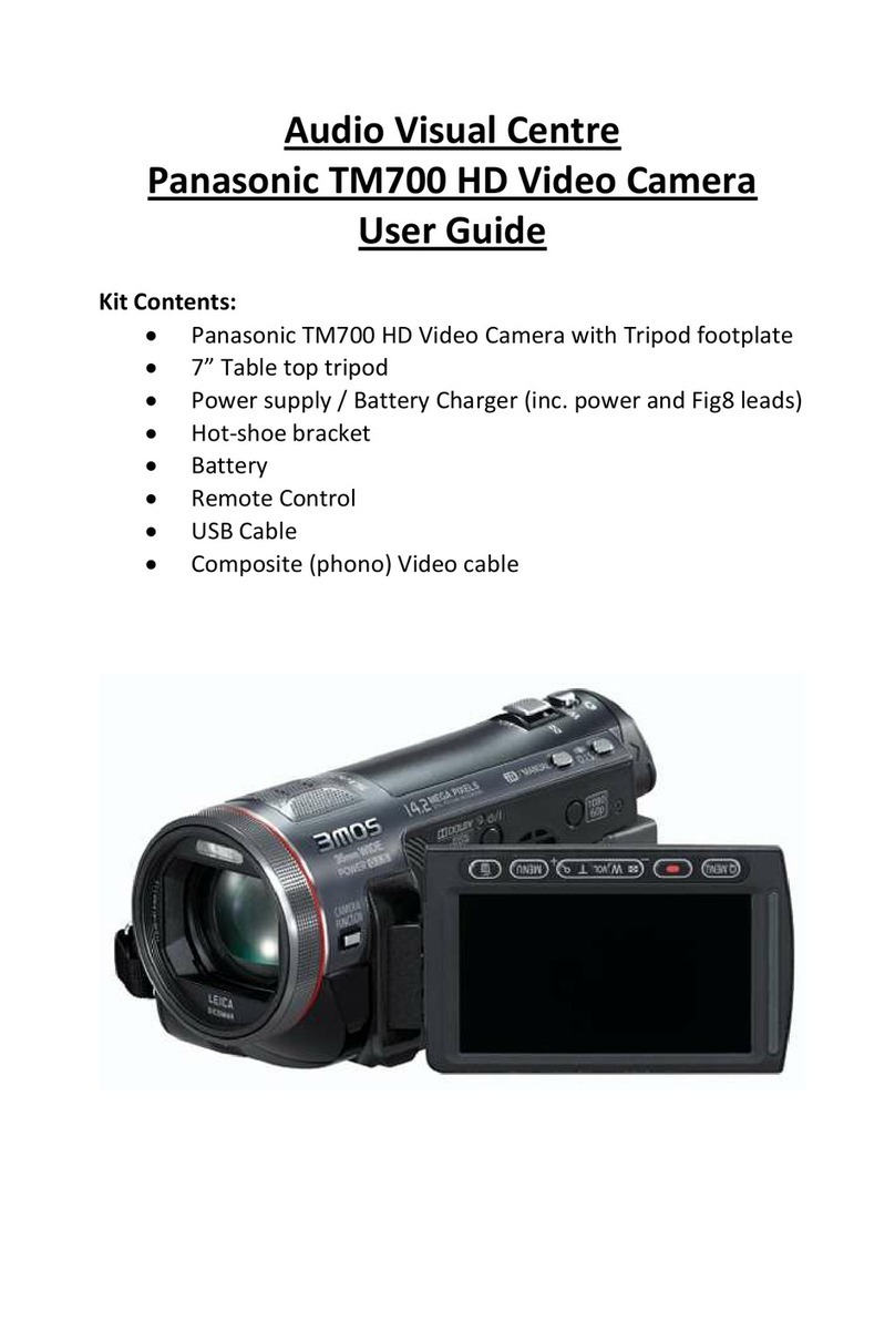 Panasonic TM700 User manual