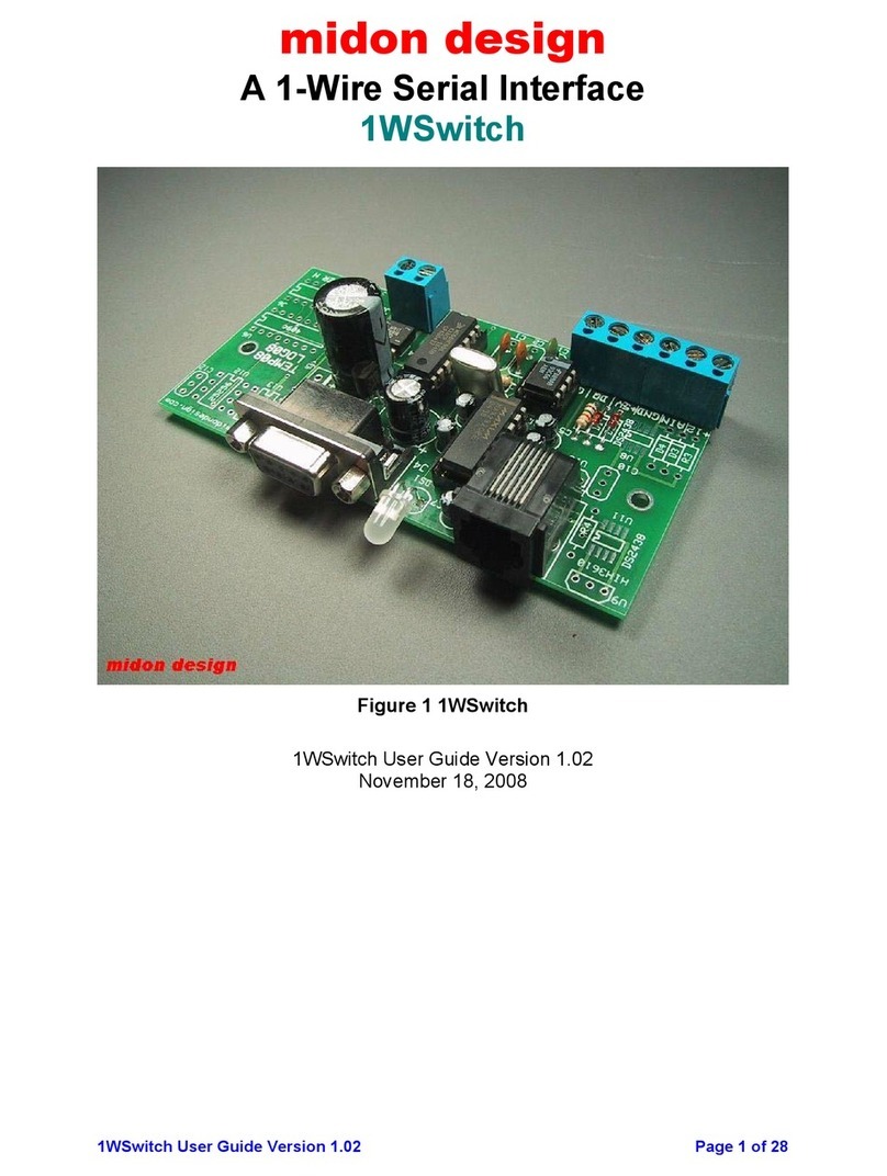 midon design 1WSwitch user guide midon design 1WSwitch user guide