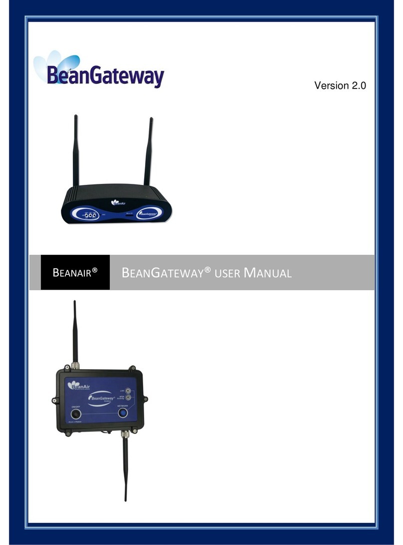 BEANAIR BeanGateway User manual