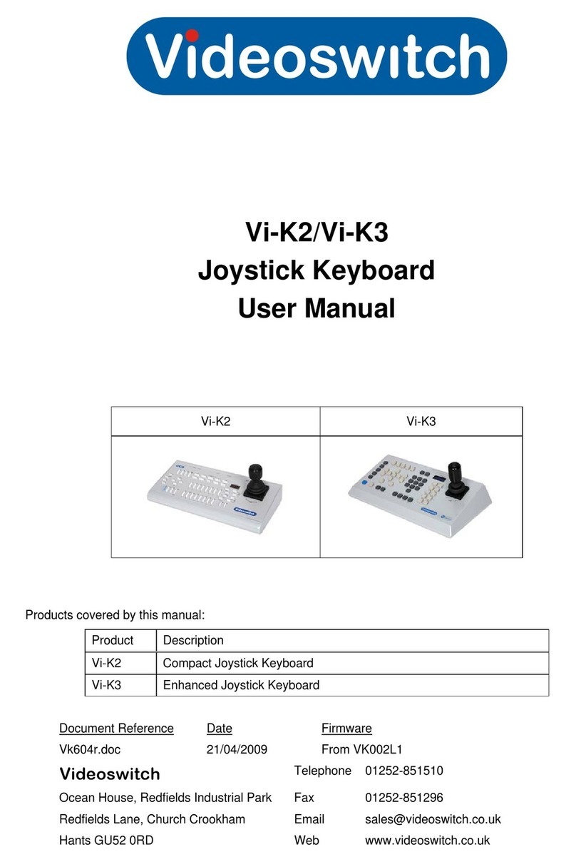 Videoswitch Vi-K2 user manual