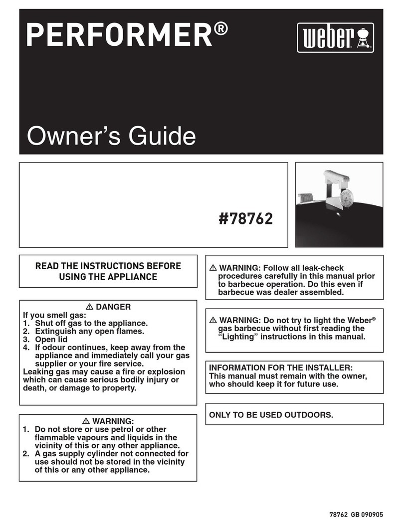 Weber Performer 78762 User manual