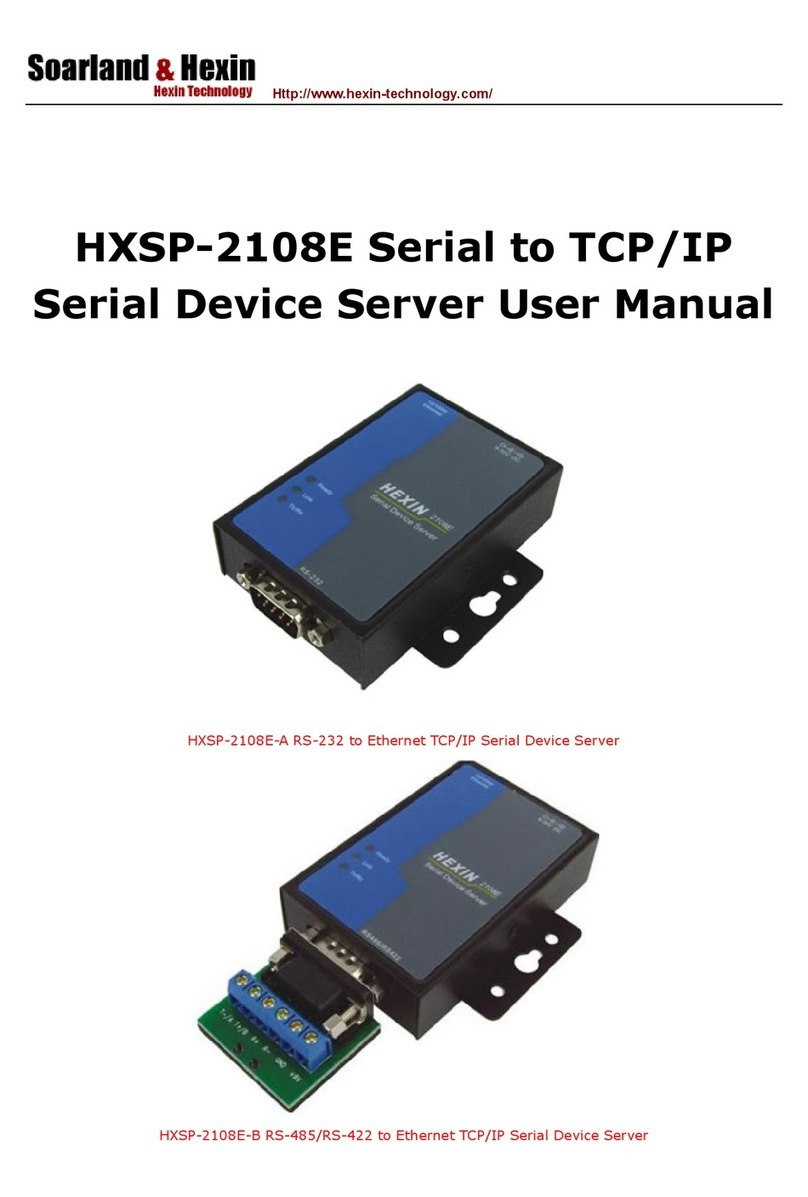Soarland & Hexin HXSP-2108E user manual Soarland & Hexin HXSP-2108E user manual