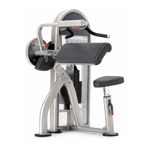 Star Trac BICEP TRICEP MACHINES User manual Star Trac BICEP TRICEP MACHINES User manual