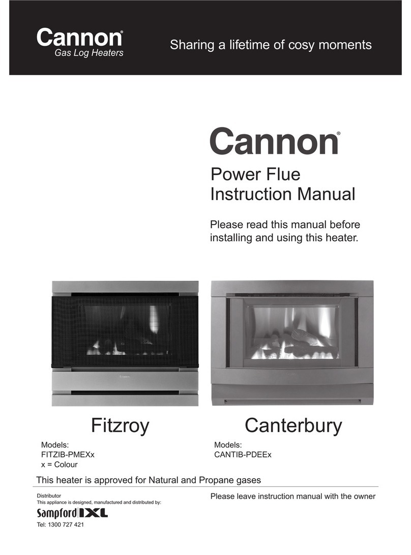 Cannon Fitzroy FITZIB-PMEXx User manual