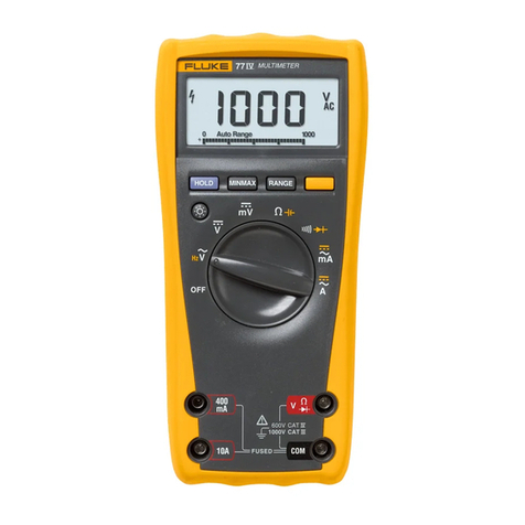 Fluke 77 Use and care manual Fluke 77 Use and care manual