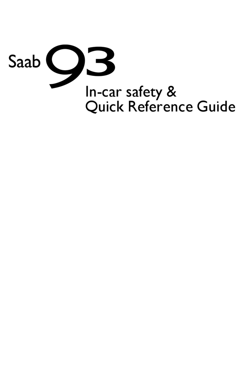Saab 9-3 Quick reference guide