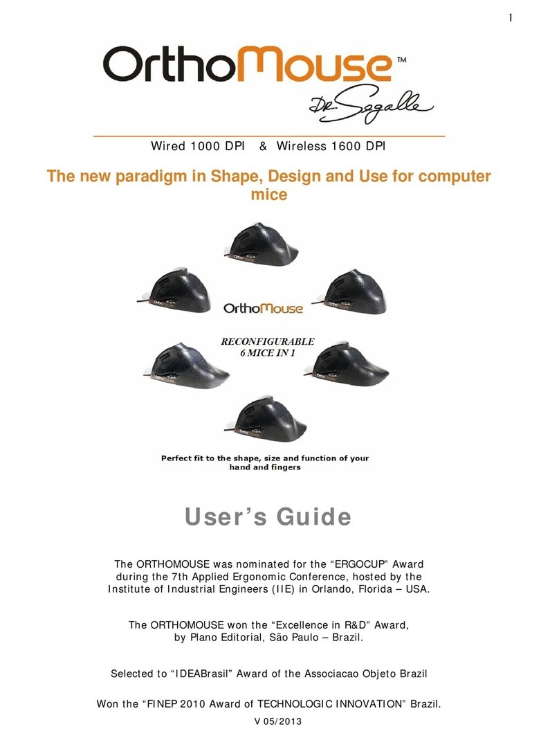 OrthoMouse Wire 1000 DPI user guide