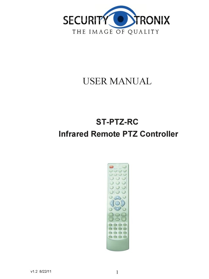 Securitytronix ST-PTZ-RC User manual