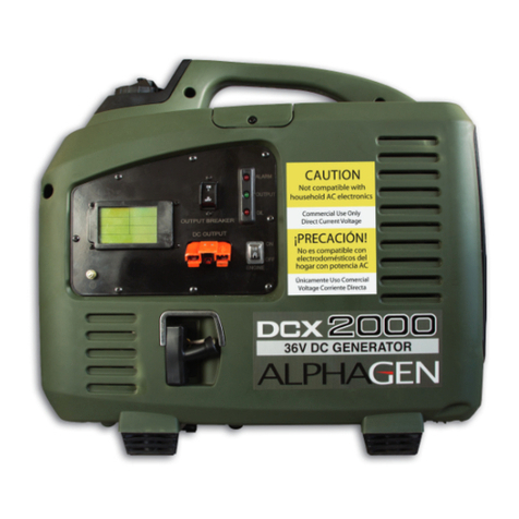Alpha AlphaGen DCX2000 Operation manual