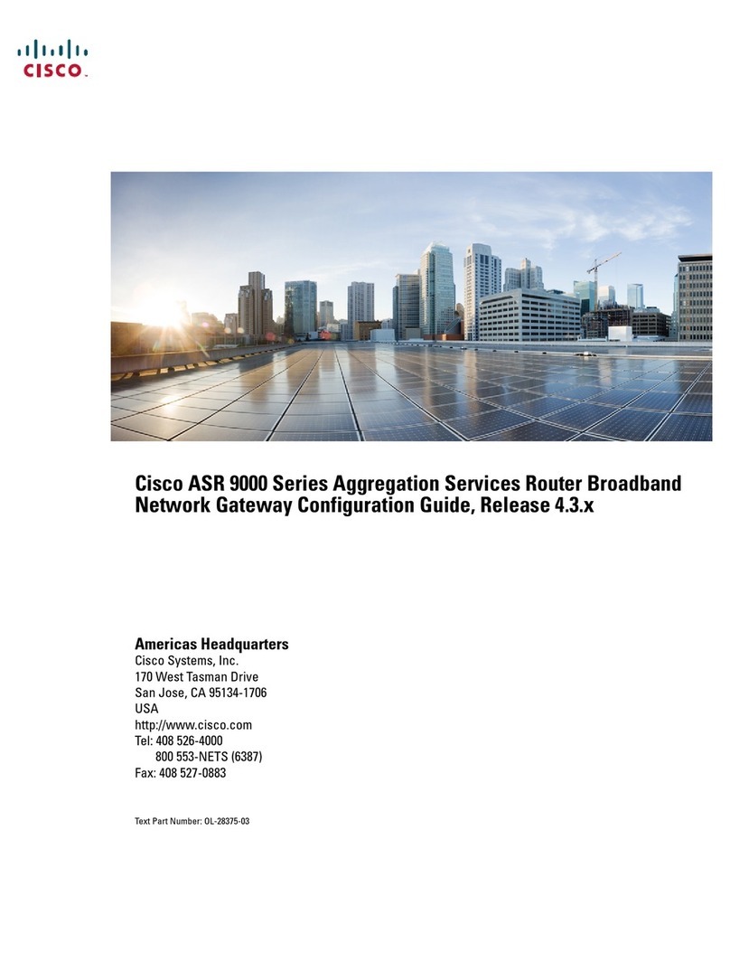 Cisco ASR 9000 Series User manual Cisco ASR 9000 Series User manual
