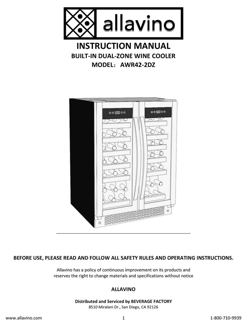 Allavino AWR42-2DZ instruction manual Allavino AWR42-2DZ instruction manual