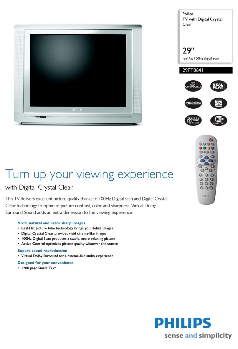 Philips 29PT8641 User manual