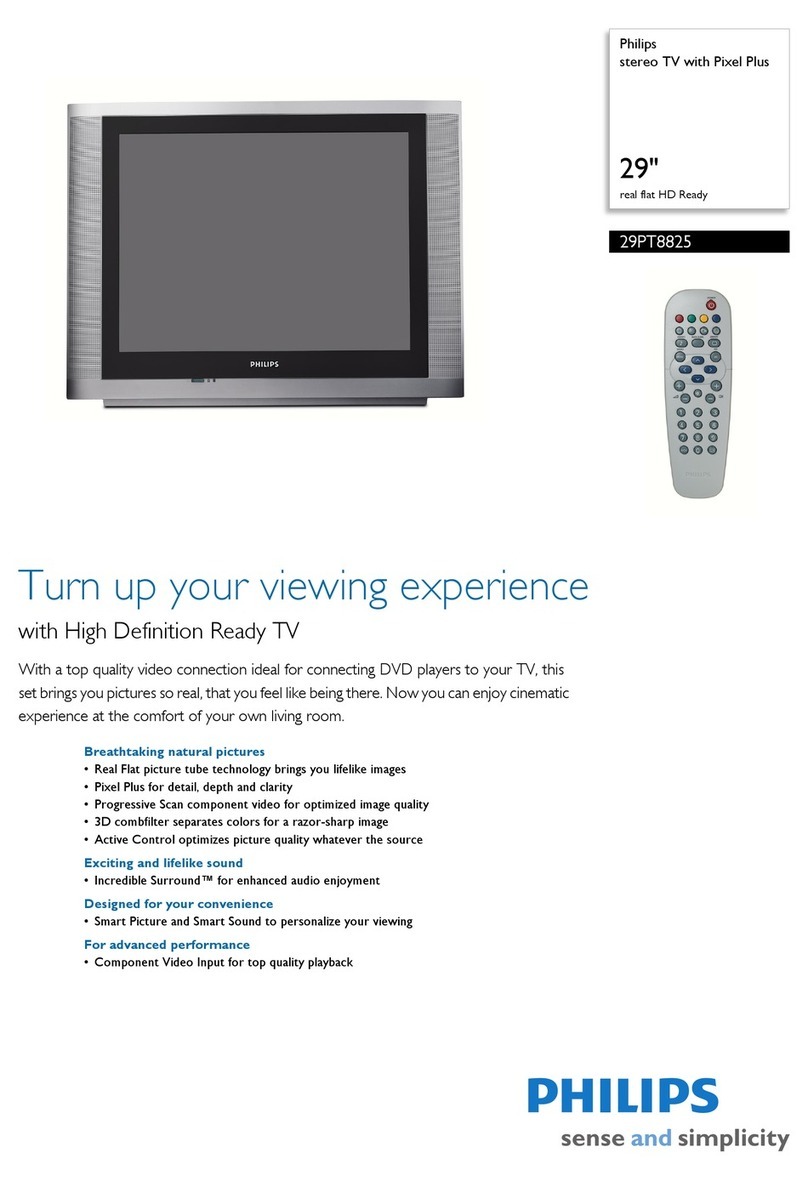 Philips 29PT8825 User manual