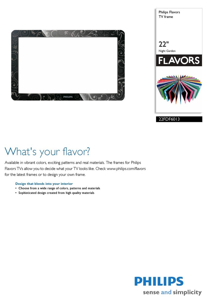 Philips Flavors 22FDF6013 User manual Philips Flavors 22FDF6013 User manual