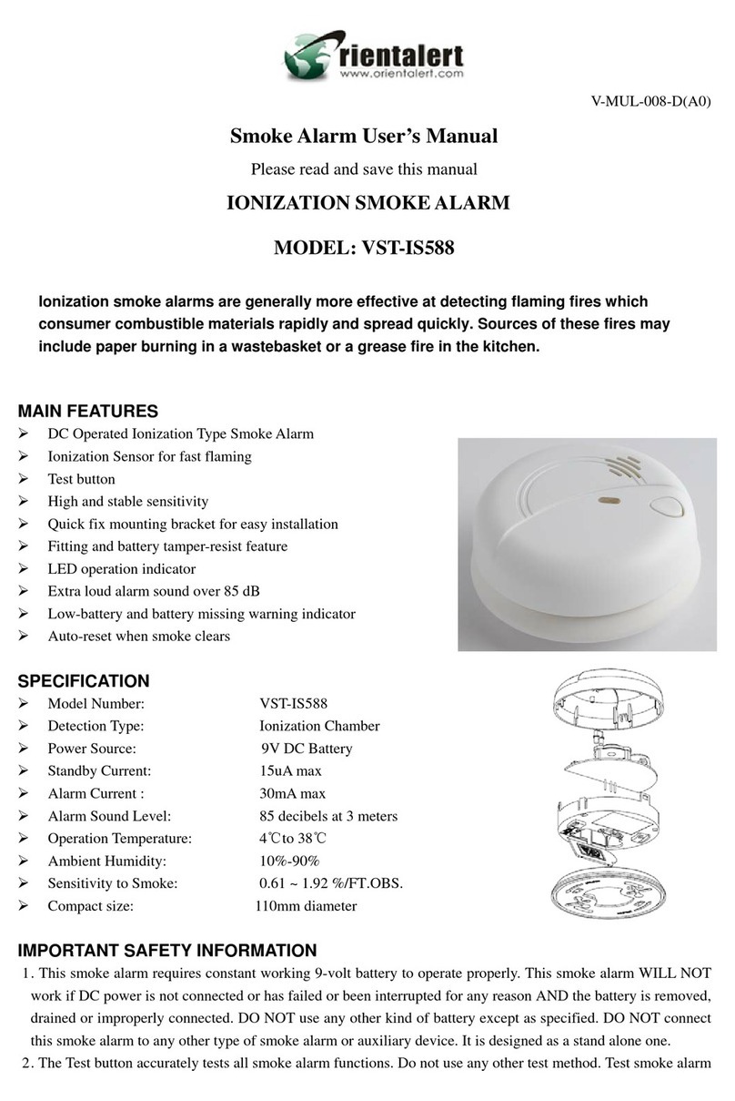 Orientalert VST-IS588 user manual