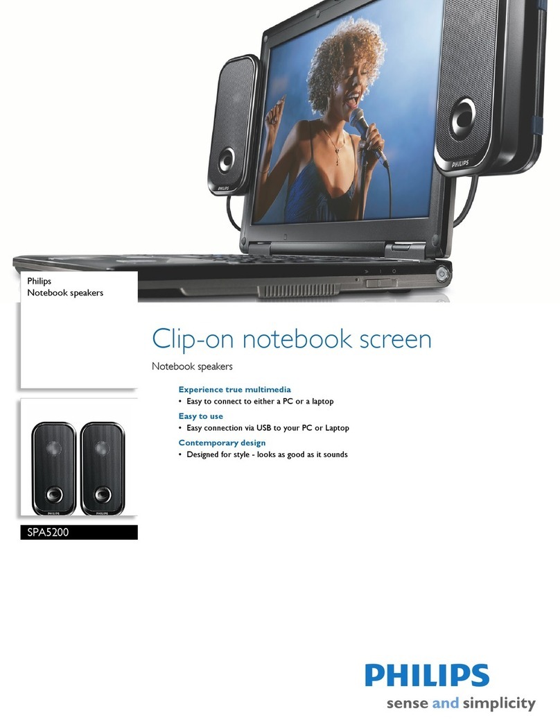 Philips SPA5200 Brochure & specs