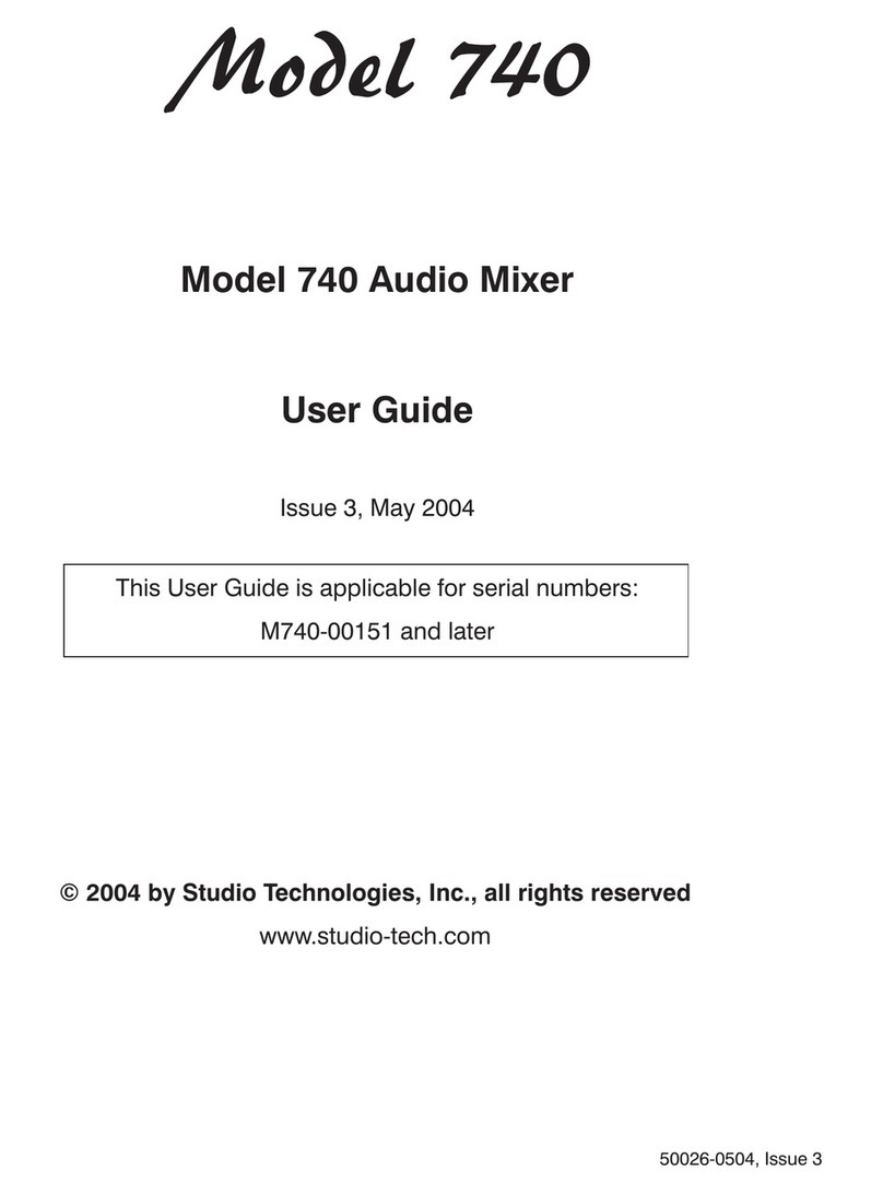 Studio Technologies 740 user guide