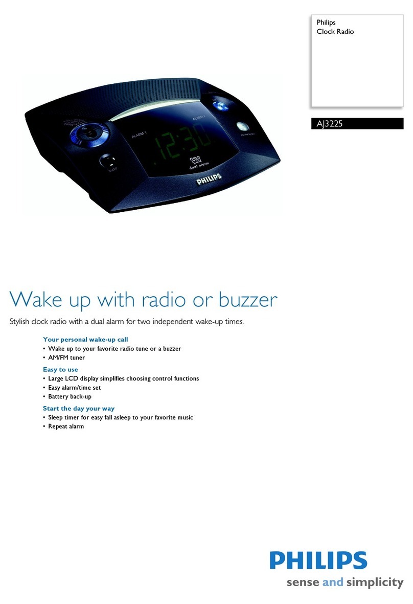 Philips AJ3225 User manual