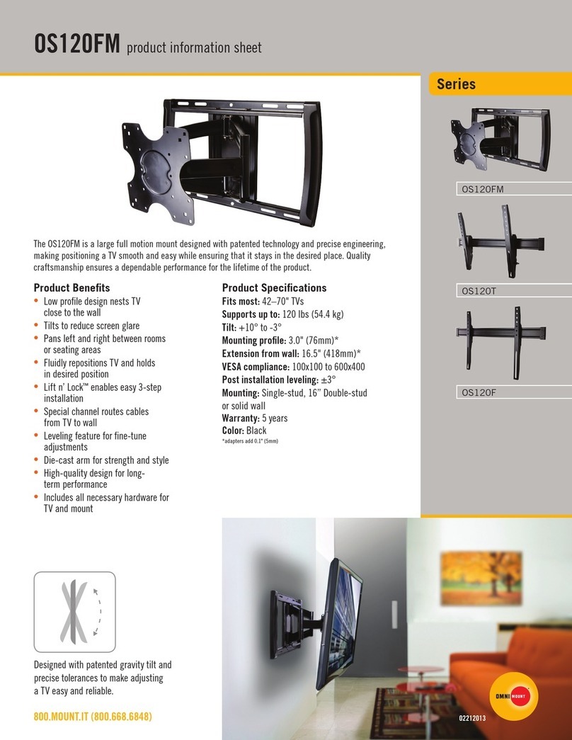 Omni OS120FM Product information sheet Omni OS120FM Product information sheet