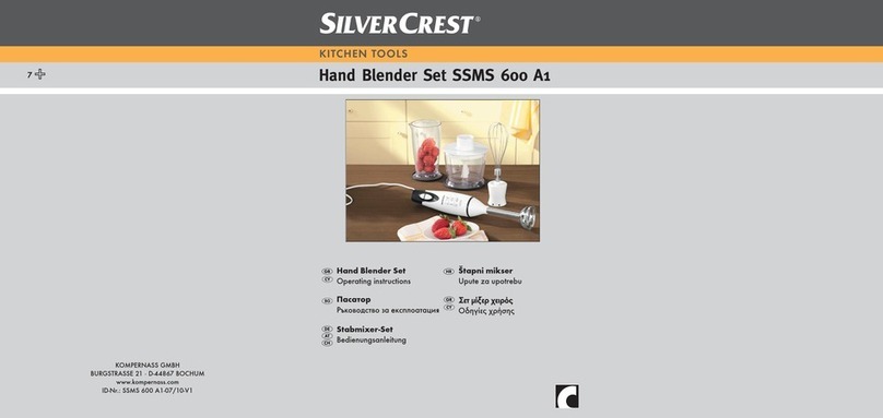 Silvercrest SSMS 600 A1 User manual
