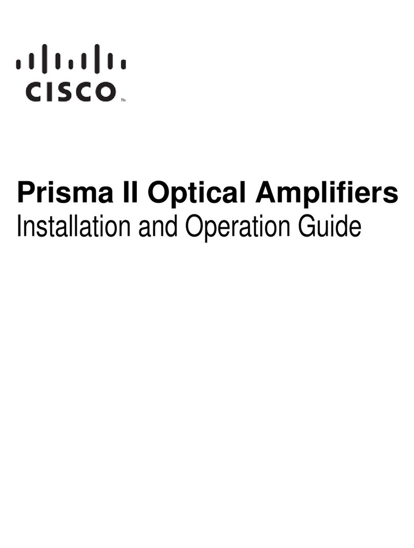 Cisco Prisma II Installation and operation guide