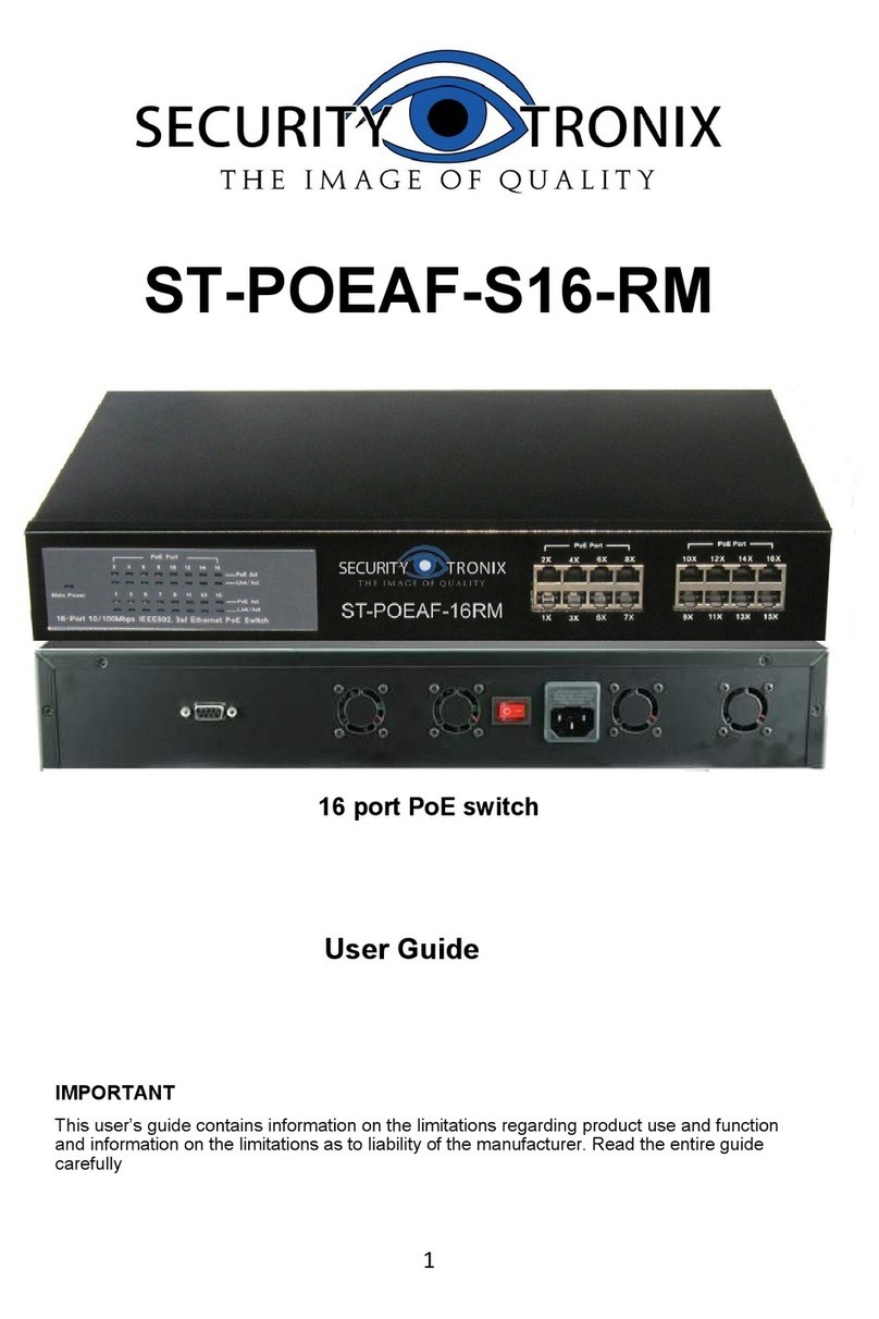 Securitytronix ST-POEAF-S16-RM user guide