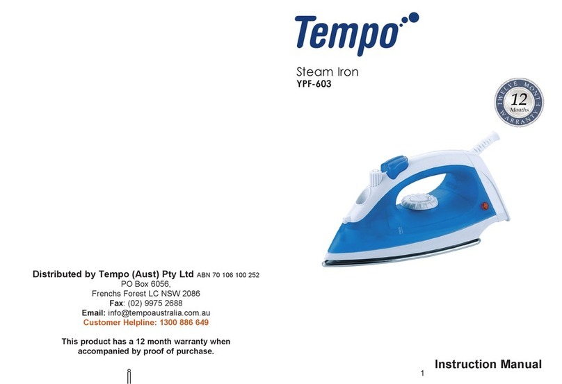Tempo Fitness YPF-603 instruction manual