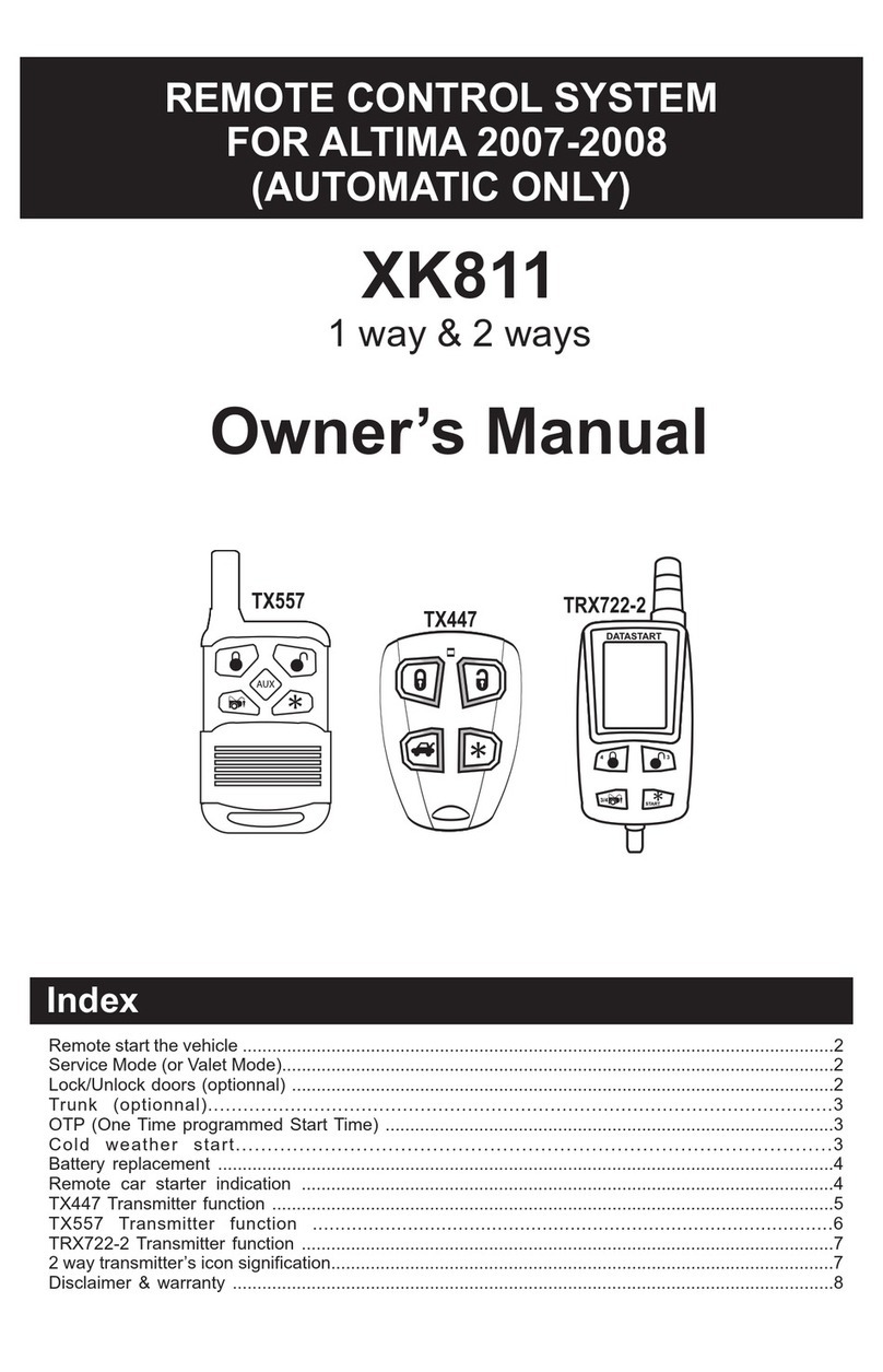 Directed Electronics XK811 owner's manual Directed Electronics XK811 owner's manual